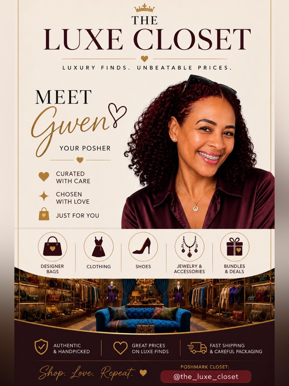 The_Luxe_Closet Live Meet your Posher, Gwen - Picture 2 of 5
